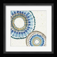 Indigold XVI Framed Print