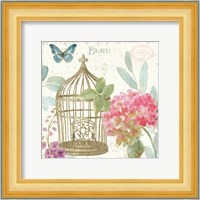 Rainbow Seeds Floral Birdcage II v2 Fine Art Print