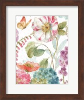 Rainbow Seeds Flowers II Crop on Wood Fine Art Print