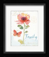 Rainbow Seeds Floral IX Family Framed Print