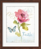 Rainbow Seeds Floral VI Faith Fine Art Print