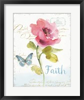 Rainbow Seeds Floral VI Faith Fine Art Print