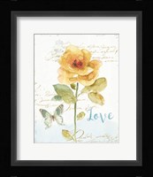 Rainbow Seeds Floral VIII Love Framed Print