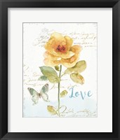 Rainbow Seeds Floral VIII Love Framed Print