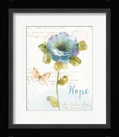 Rainbow Seeds Floral VII Hope Framed Print