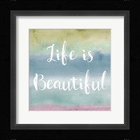 Rainbow Seeds Painted Pattern XIV Cool Life Framed Print