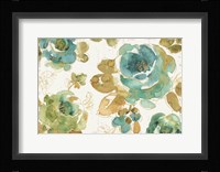 My Greenhouse Roses I on Wood Fine Art Print