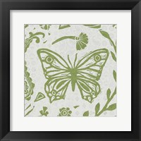 Nordic Woodcut V Master Framed Print