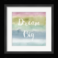 Rainbow Seeds Painted Pattern XIV Cool Dream Framed Print