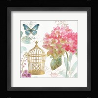 Rainbow Seeds Floral Birdcage II Framed Print