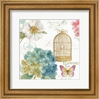 Rainbow Seeds Floral Birdcage III Fine Art Print