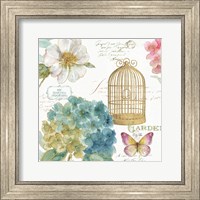 Rainbow Seeds Floral Birdcage III Fine Art Print