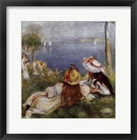 Filles au bord de la mer Fine Art Print