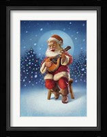 Singing Santa I Fine Art Print