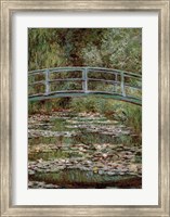 Waterlily Pond, Japanese Bridge Fine Art Print