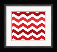 Xmas Chevron 2 Fine Art Print