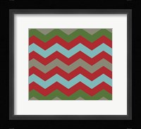 Xmas Chevron 7 Fine Art Print