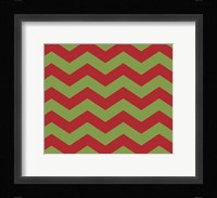 Xmas Chevron 9 Fine Art Print