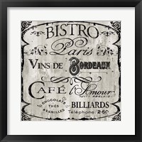 Paris Bistro III Fine Art Print