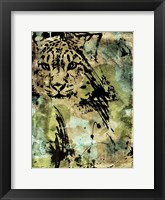 Leopard Ink Framed Print
