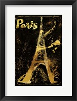 Gold Eiffel Fine Art Print