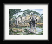Unrest On The Serengeti Fine Art Print
