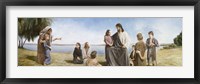 Jesus With Children Fine Art Print