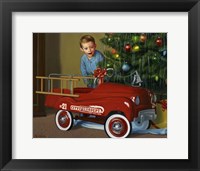 1950 Murray Fire Truck Framed Print