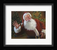 Santa Greeting Fine Art Print