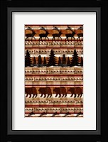 Nature Lodge Pattern V Framed Print