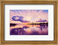 Sunset Dock Fine Art Print