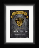 Still Life Wine Label IV Framed Print