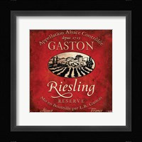 Still Life Wine Label Square V Fine Art Print