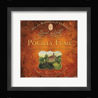 Still Life Wine Label Square VI Fine Art Print