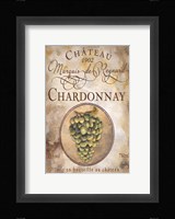 Still Life Wine Label X Framed Print