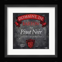 Still Life Wine Label Square VIII Fine Art Print