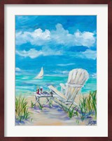 Beach Lounging Fine Art Print