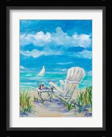 Beach Lounging Fine Art Print
