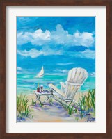 Beach Lounging Fine Art Print