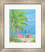 Flamingo Christmas II Fine Art Print