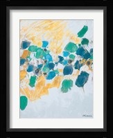 Gold & Teal Internodes Fine Art Print