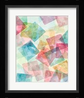 Merging Shapes I Framed Print