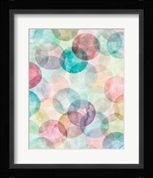 Merging Shapes II Framed Print