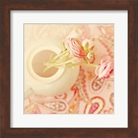 Teapot with Peonies Fine Art Print