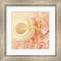 Teapot with Peonies Fine Art Print