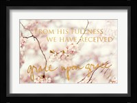 From His Fullness Fine Art Print