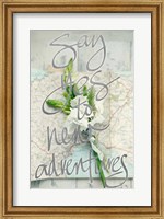 Say Yes To New Adventures (silver) Fine Art Print
