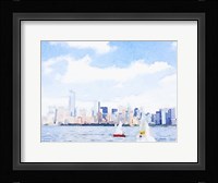Watercolor NYC Skyline II Fine Art Print