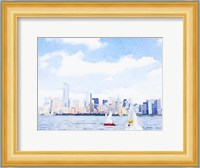 Watercolor NYC Skyline II Fine Art Print