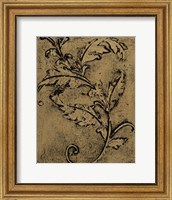 Leaf Scroll I Fine Art Print